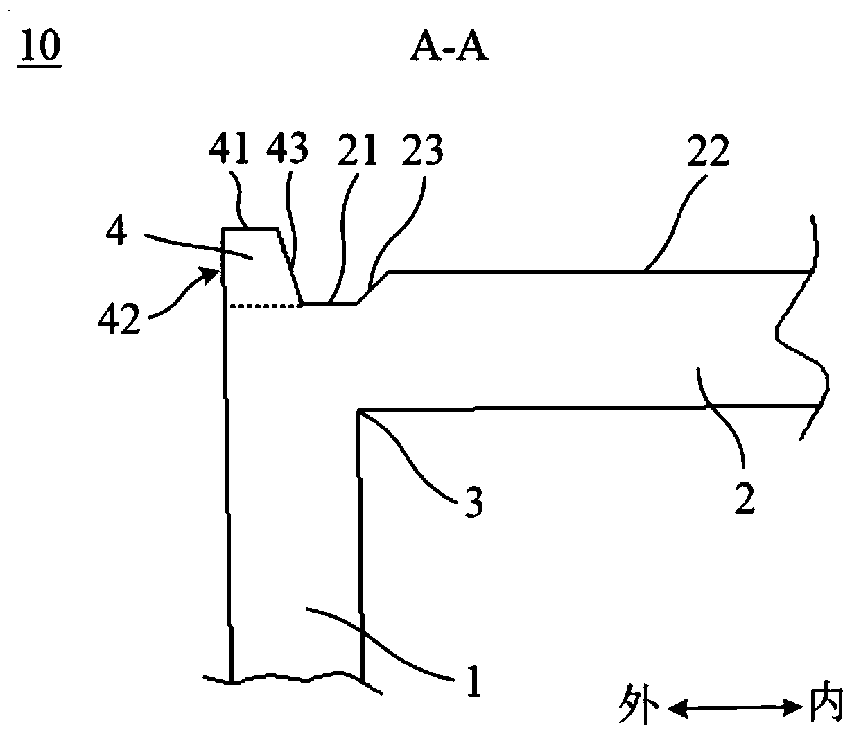 Refrigeration equipment mouth frame and refrigeration equipment with it