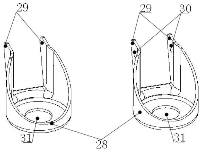 Trundle support punching device and punching method