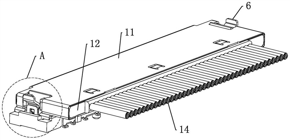 High-speed micro-coaxial connector assembly and male connector