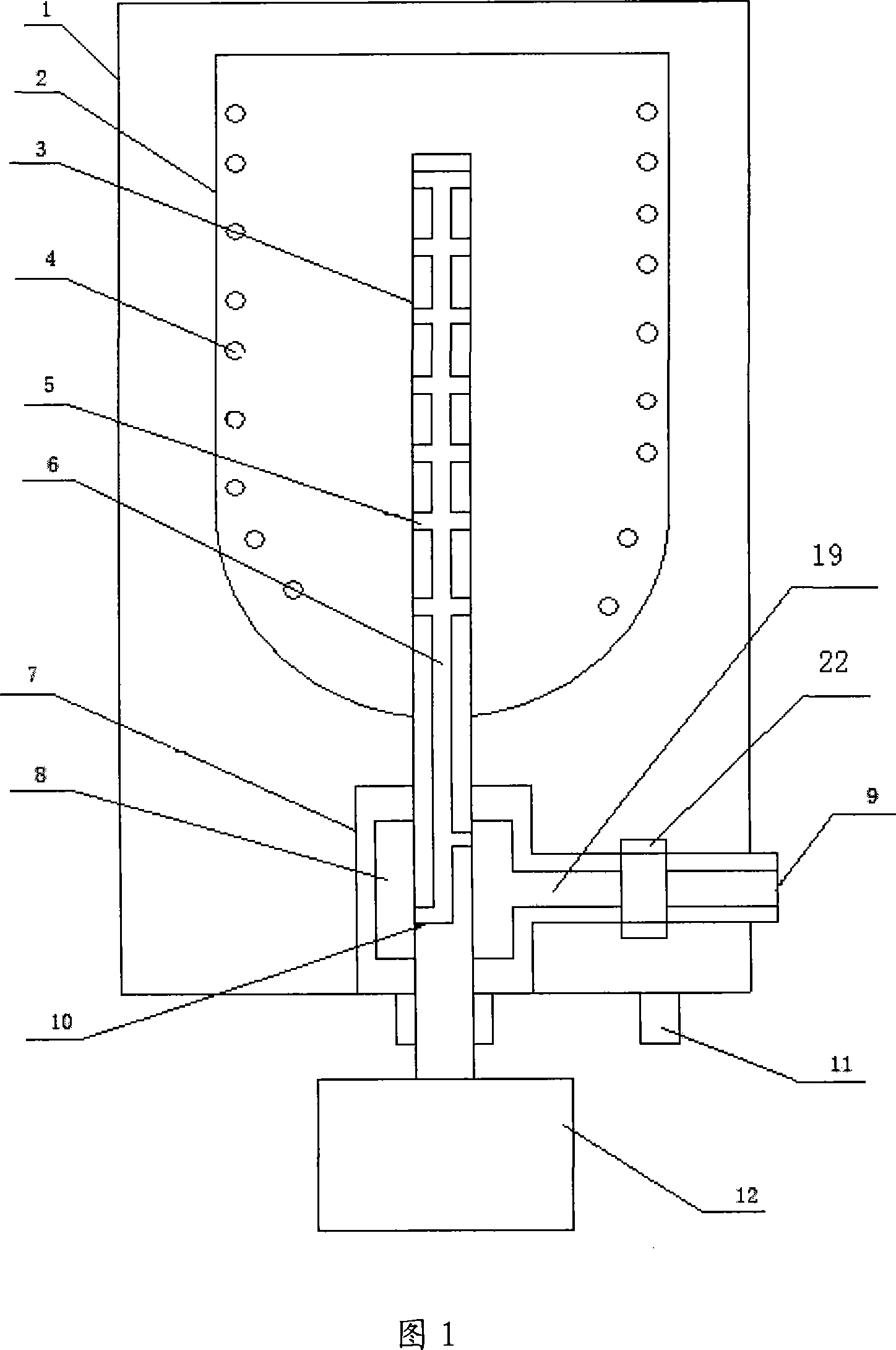 Central pipe throwing-rinsing washing method and washing machine manufactured by the same