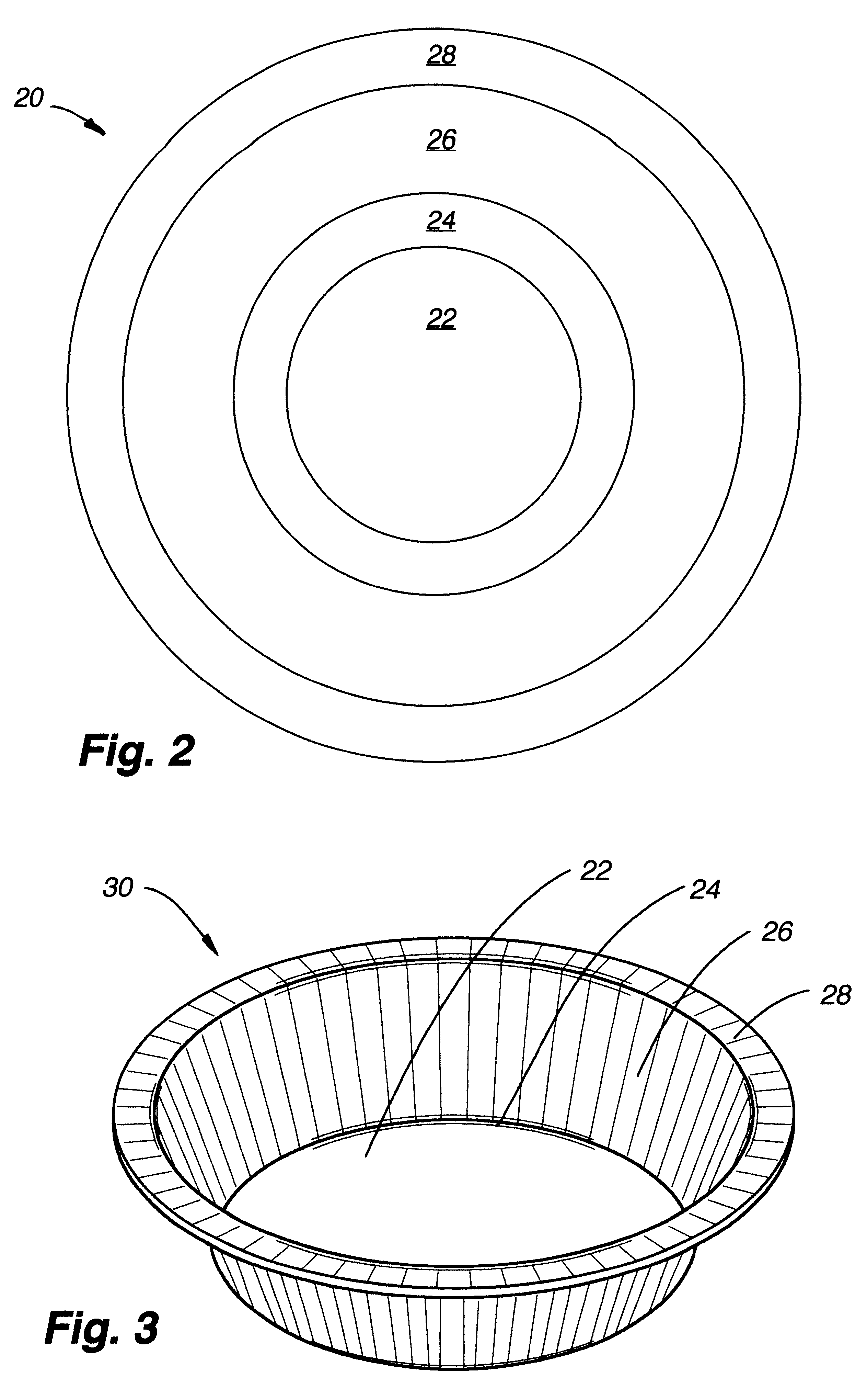 Patterned microwave susceptor element and microwave container incorporating same