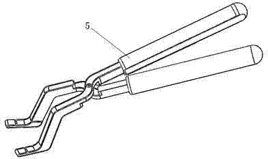 Special installation tool of internally-installed splayed plate in orthopaedic corrective surgery