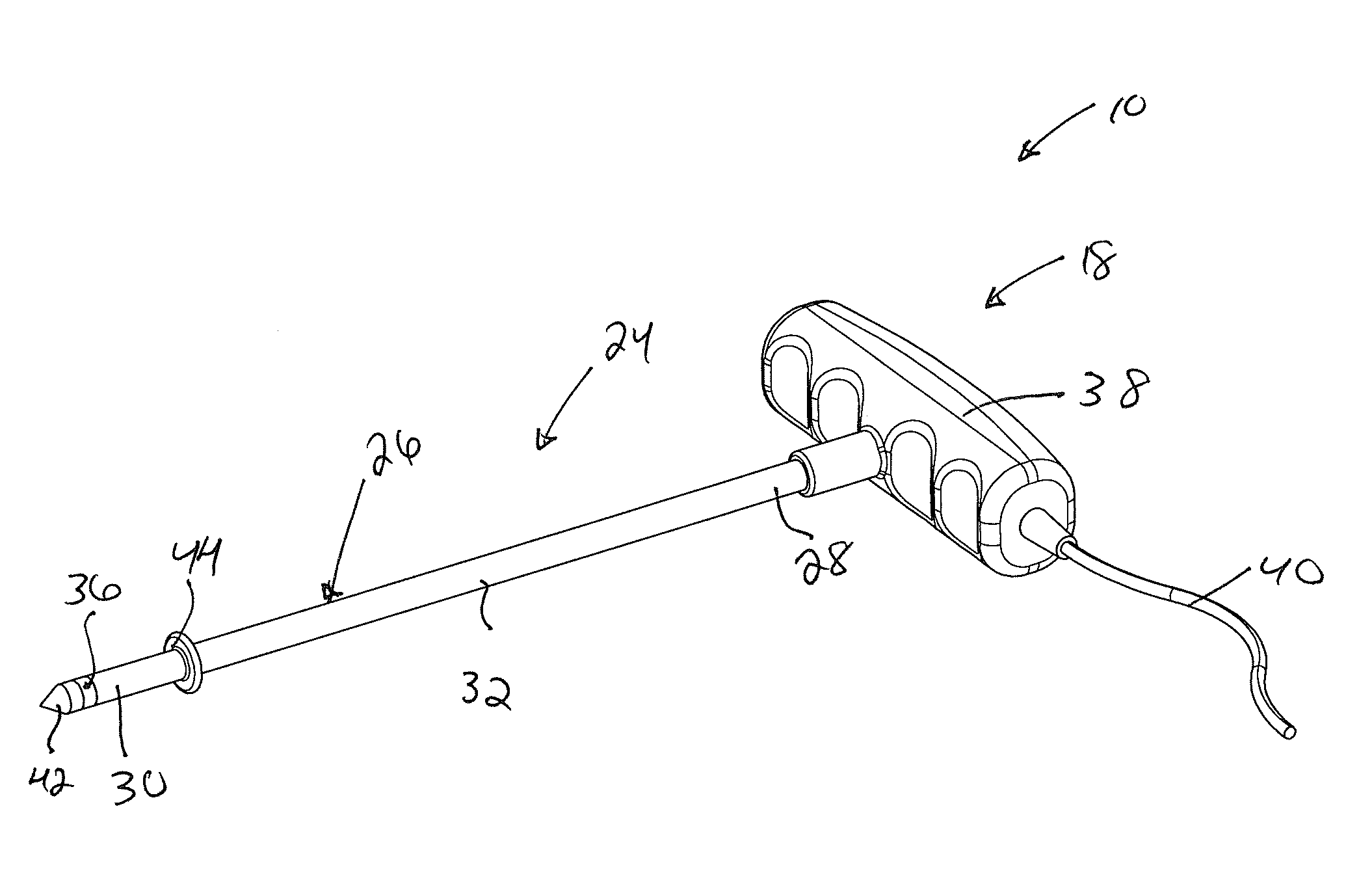Device and method for alleviation of pain