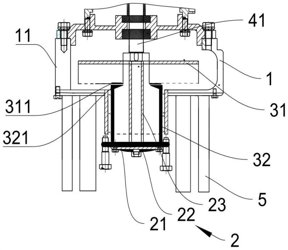 Adjustable internal and external twin-cutter cutting pump