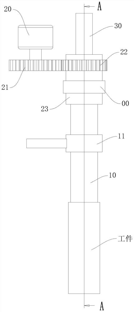 High-smoothness grinding machine for inner hole of straight hole