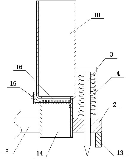 Slope surveying and mapping positioning calibration device and use method thereof