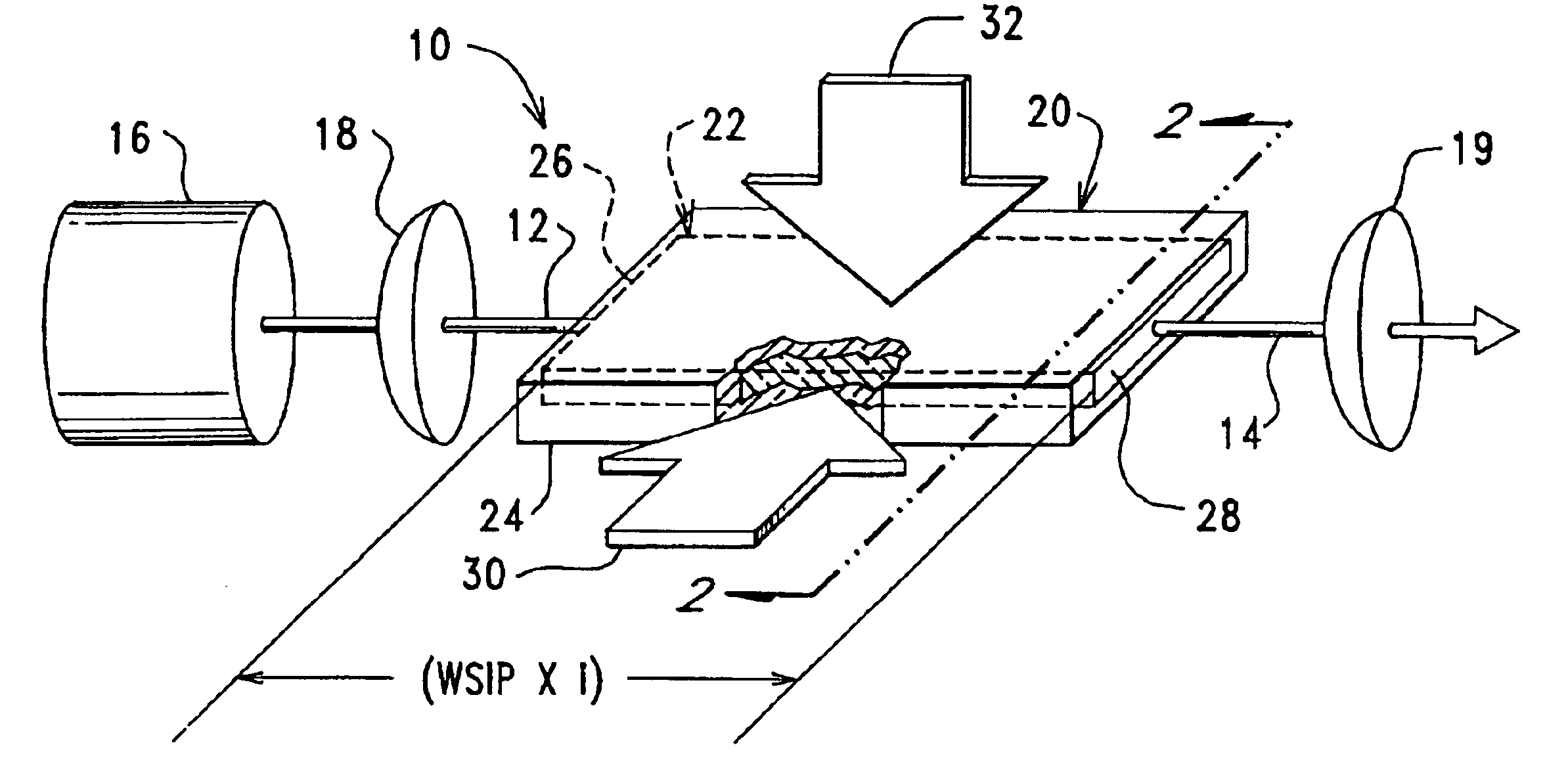 Power scalable waveguide amplifier and laser devices