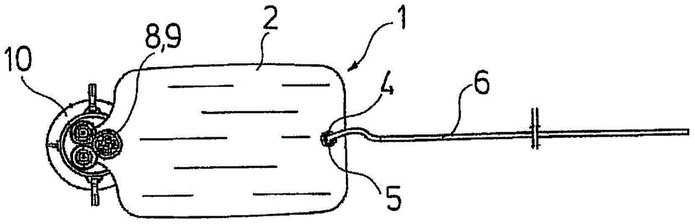 Passenger oxygen mask and breathing bag for oxygen mask