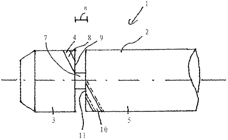 Screw element, screw connection and method for producing screw element