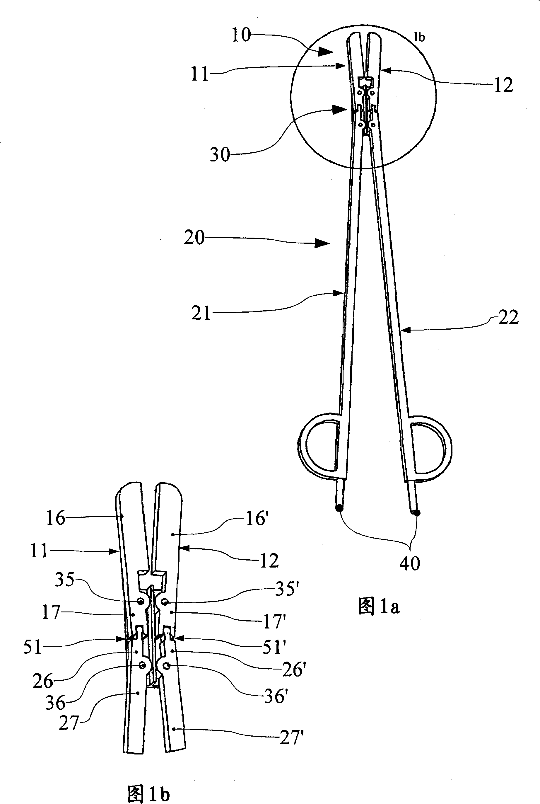 Electrosurgical instrument and type series for electrosurgical instruments