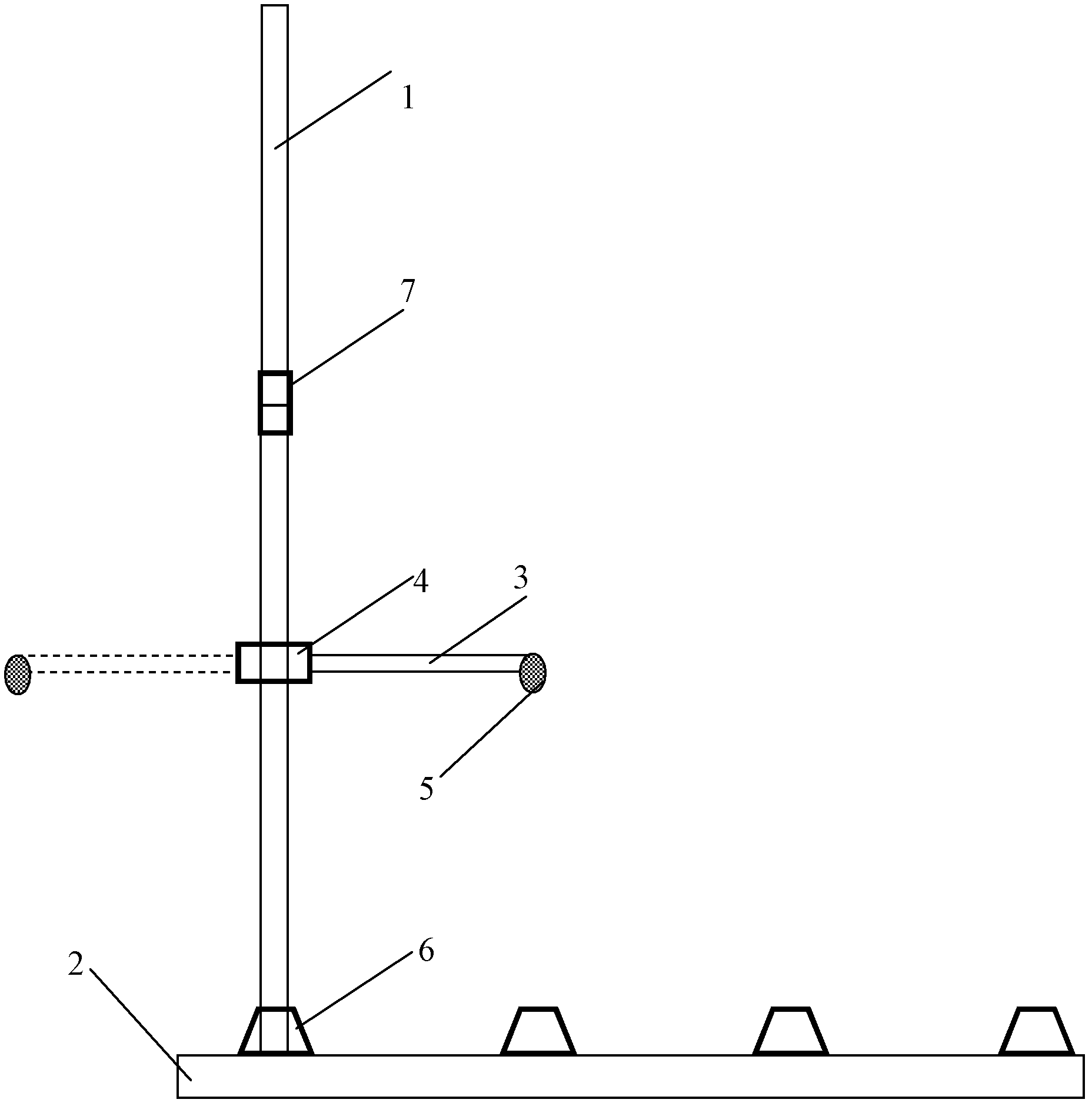 Radiation field uniformity calibration positioner