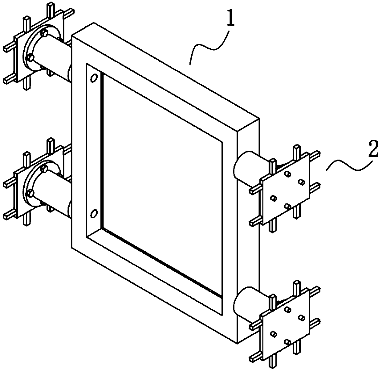 Method for connection locking of building component, and structure