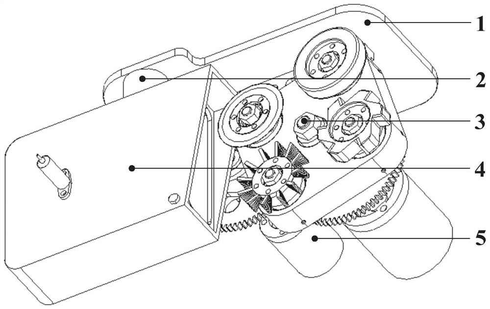 Planet wheel displacement centrifugal directional sampler suitable for extraterrestrial celestial body