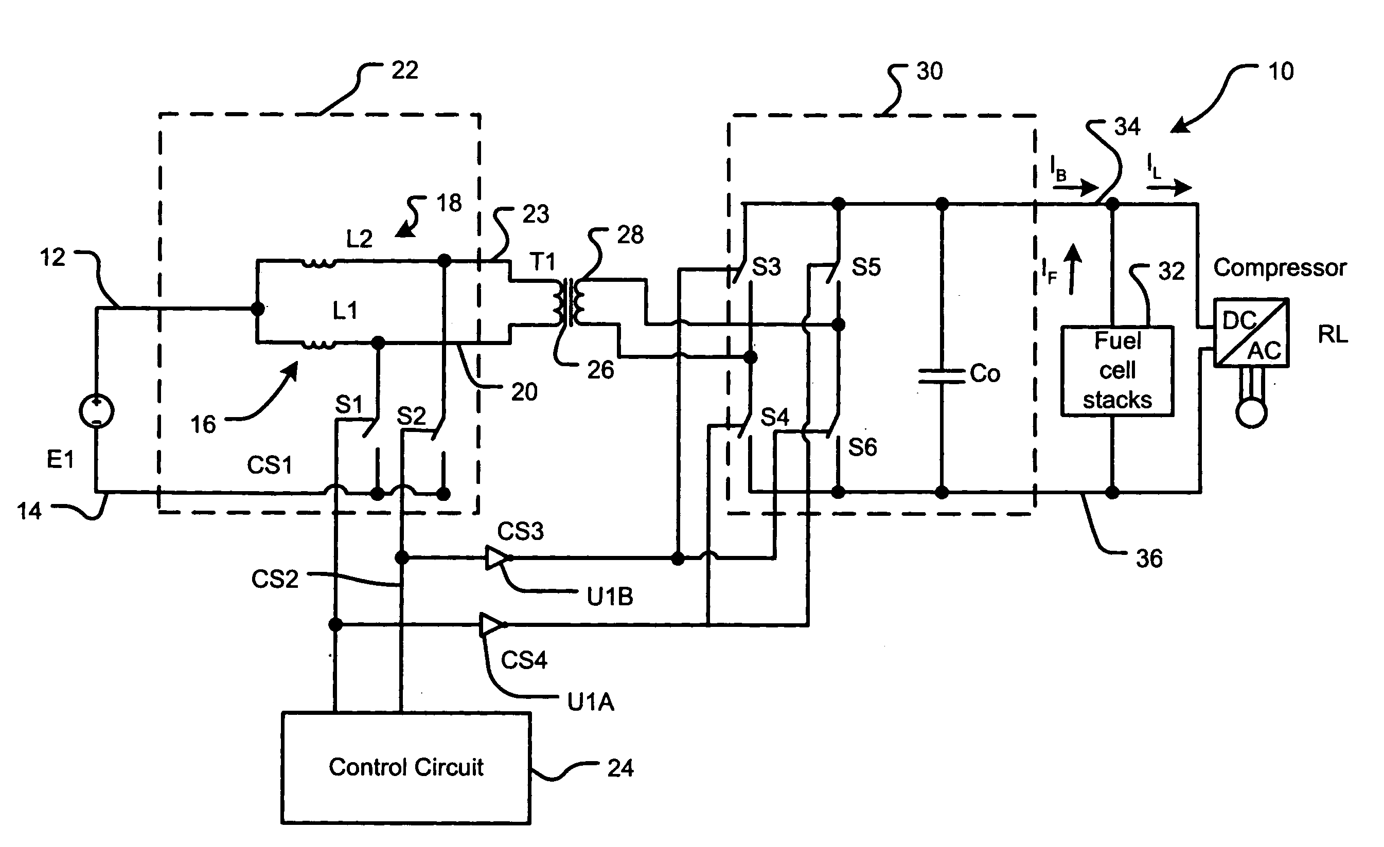 Stable power conversion circuits