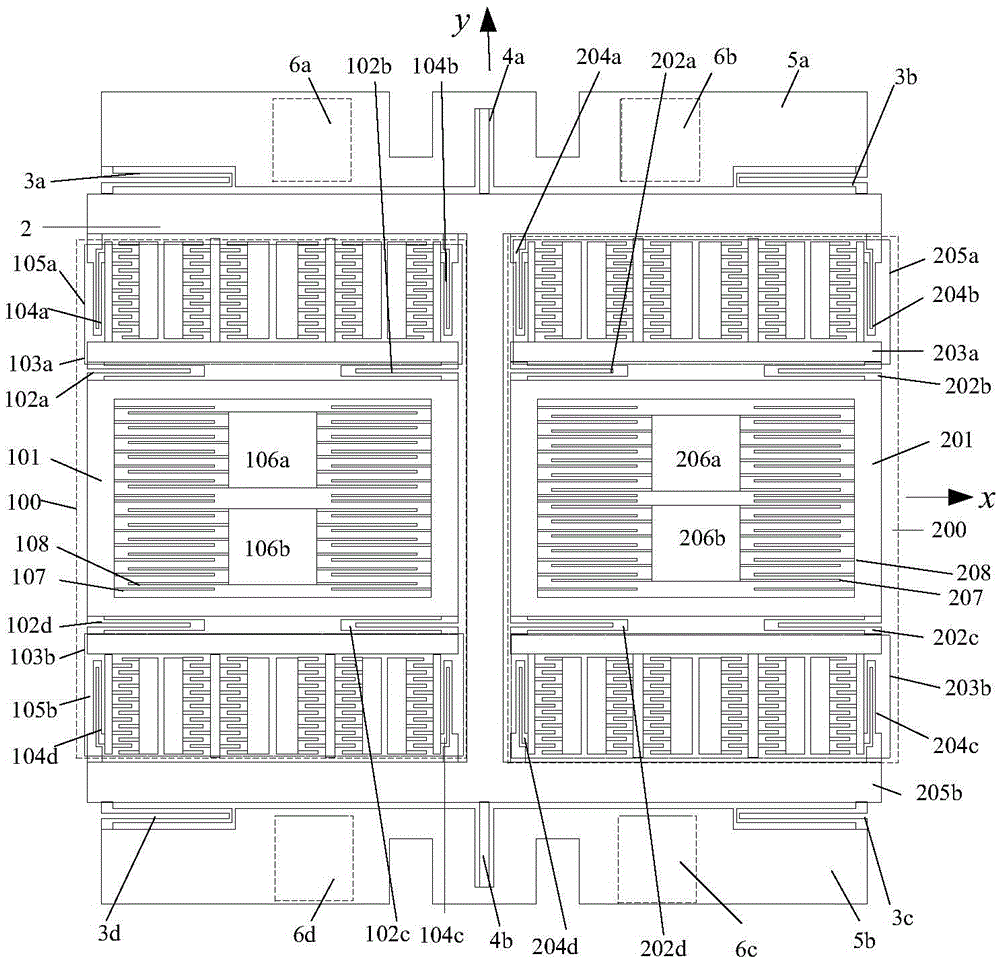 Silicon micromechanical vibrating gyroscope of I-shaped structure