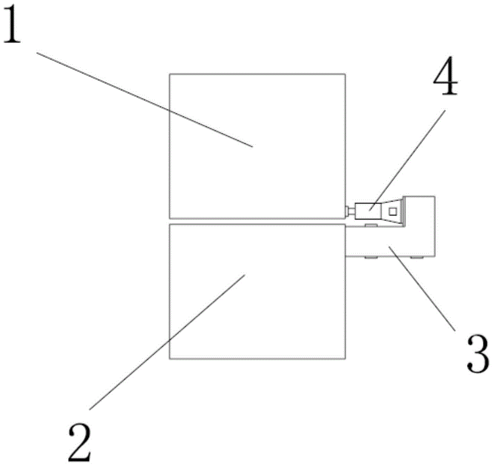 Large tower butt joint aligning method and matched ejecting tools