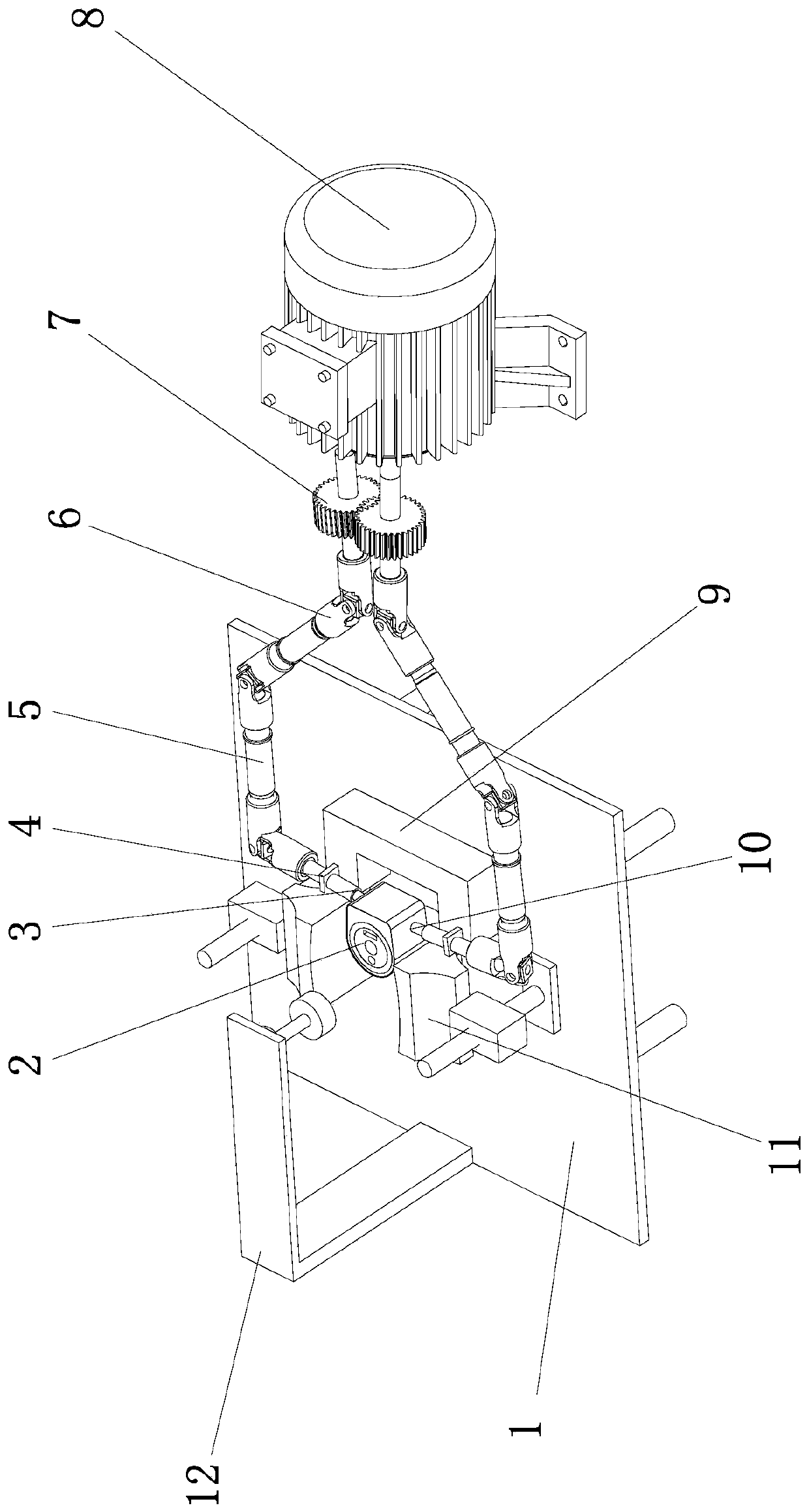 Universal test stand for airtightness of disc-type engine oil coolers