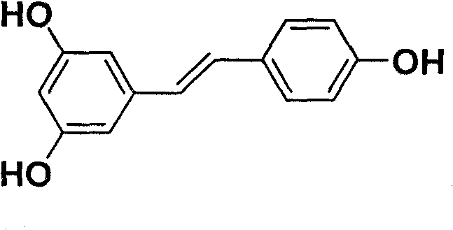 Ether derivative of resveratrol and medical application