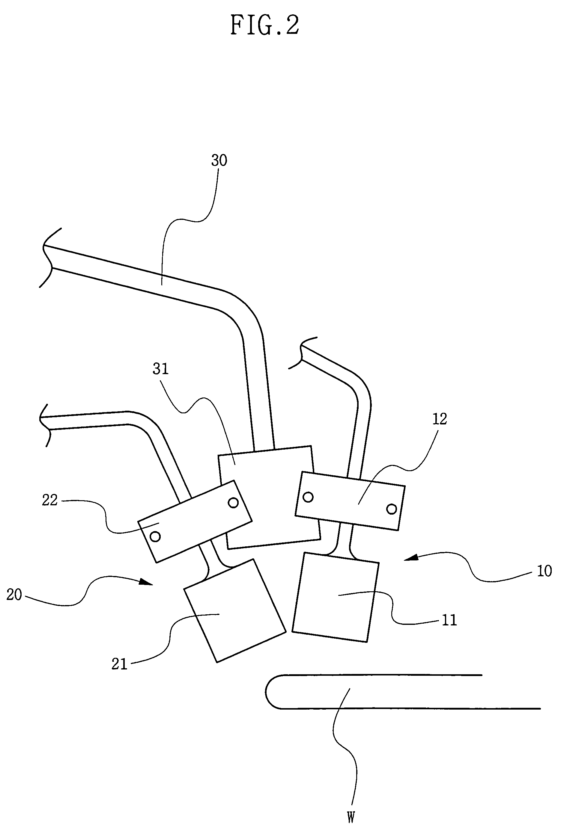 Nozzle apparatus for stripping edge bead of wafer