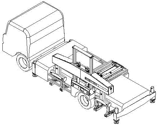 Multifunctional lateral forklift type operating vehicle