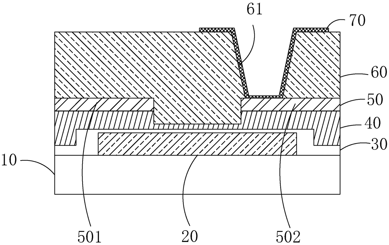 Array substrate and repair method thereof