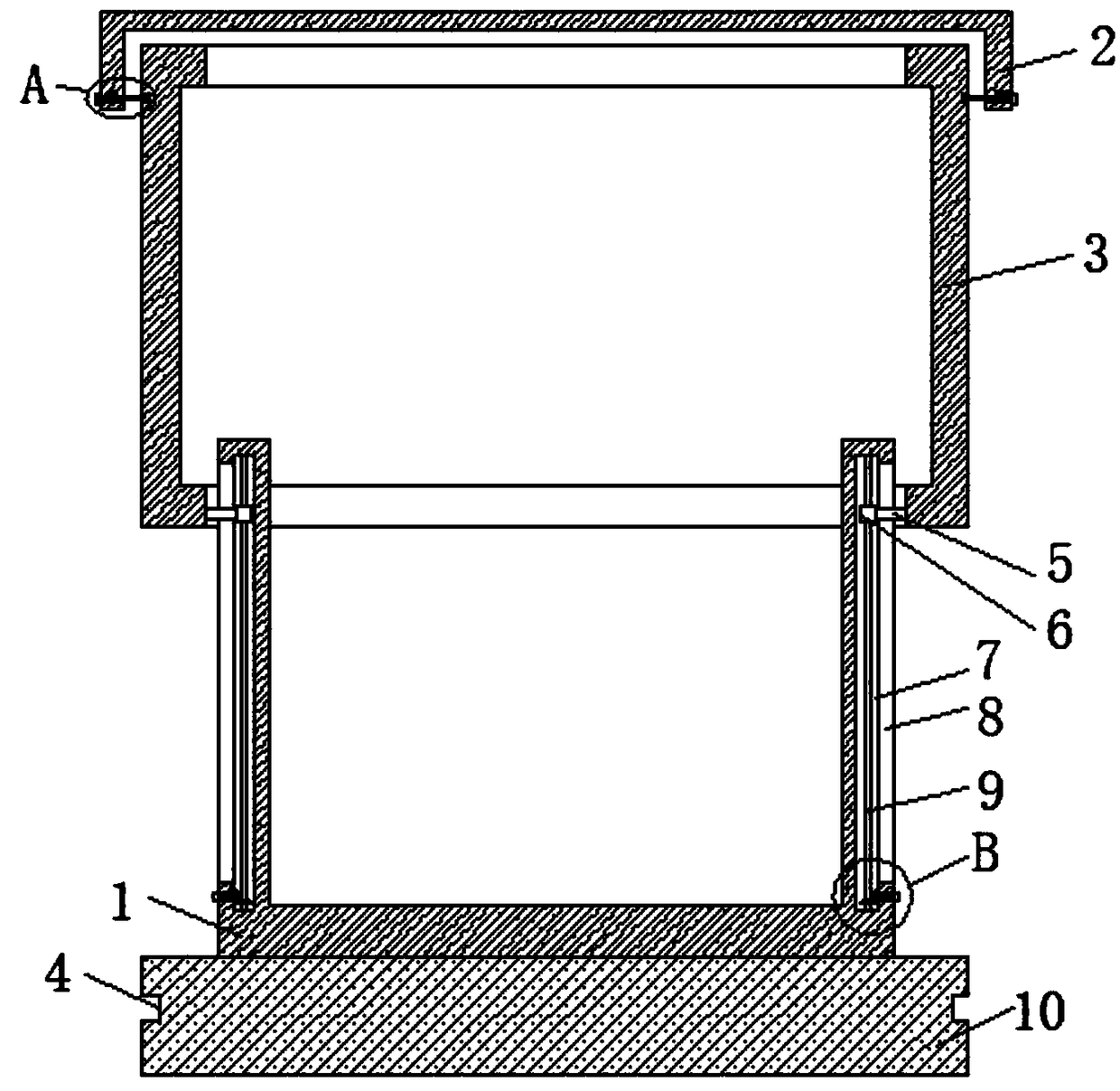 Novel pen container for students