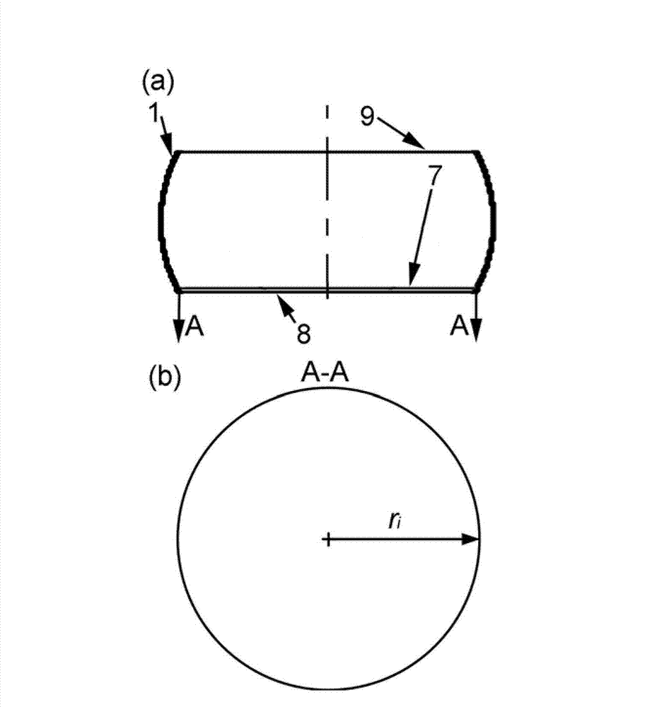 Method for measuring liquid surface tension based on two measurement points of liquid drop profile curve
