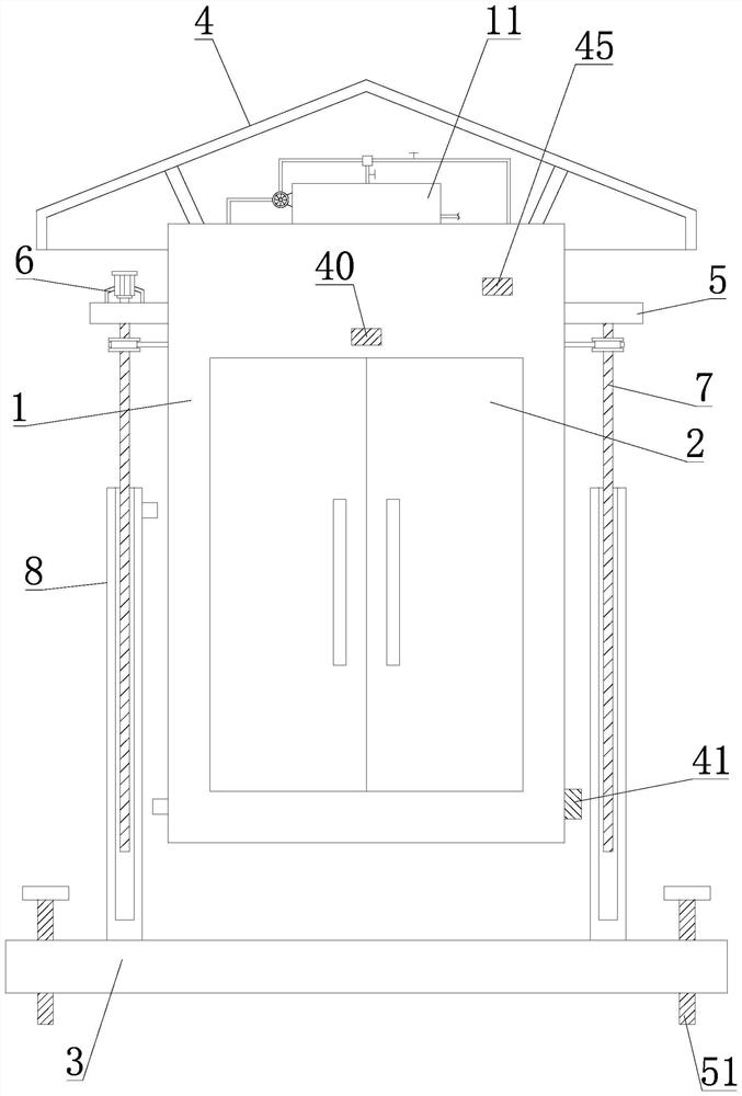 Outdoor high-voltage switch control cabinet body