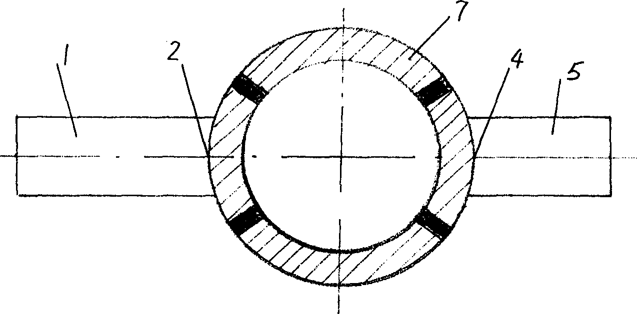 Welding method for backing ring trunnion of large converter