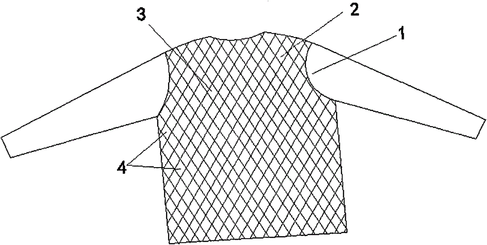 Down coat with fabric capable of preventing leak and stacking of down and dirt