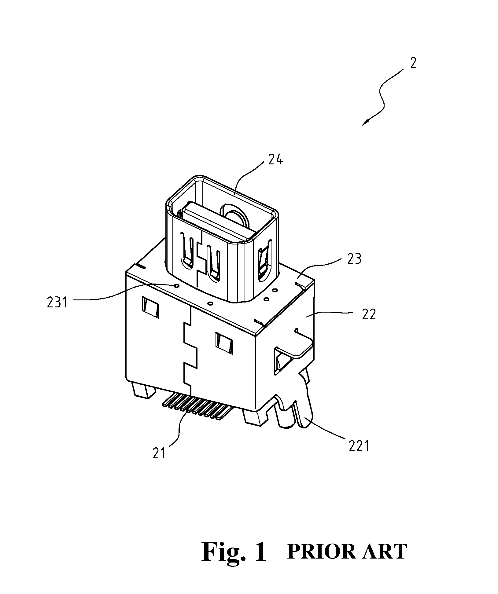 Receptacle connector