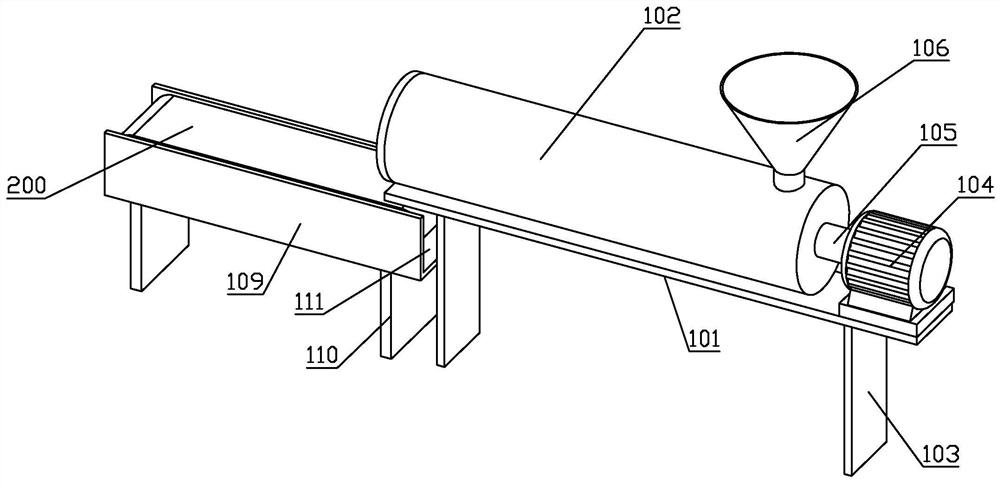 Extruder capable of reducing viscosity of rubber strips