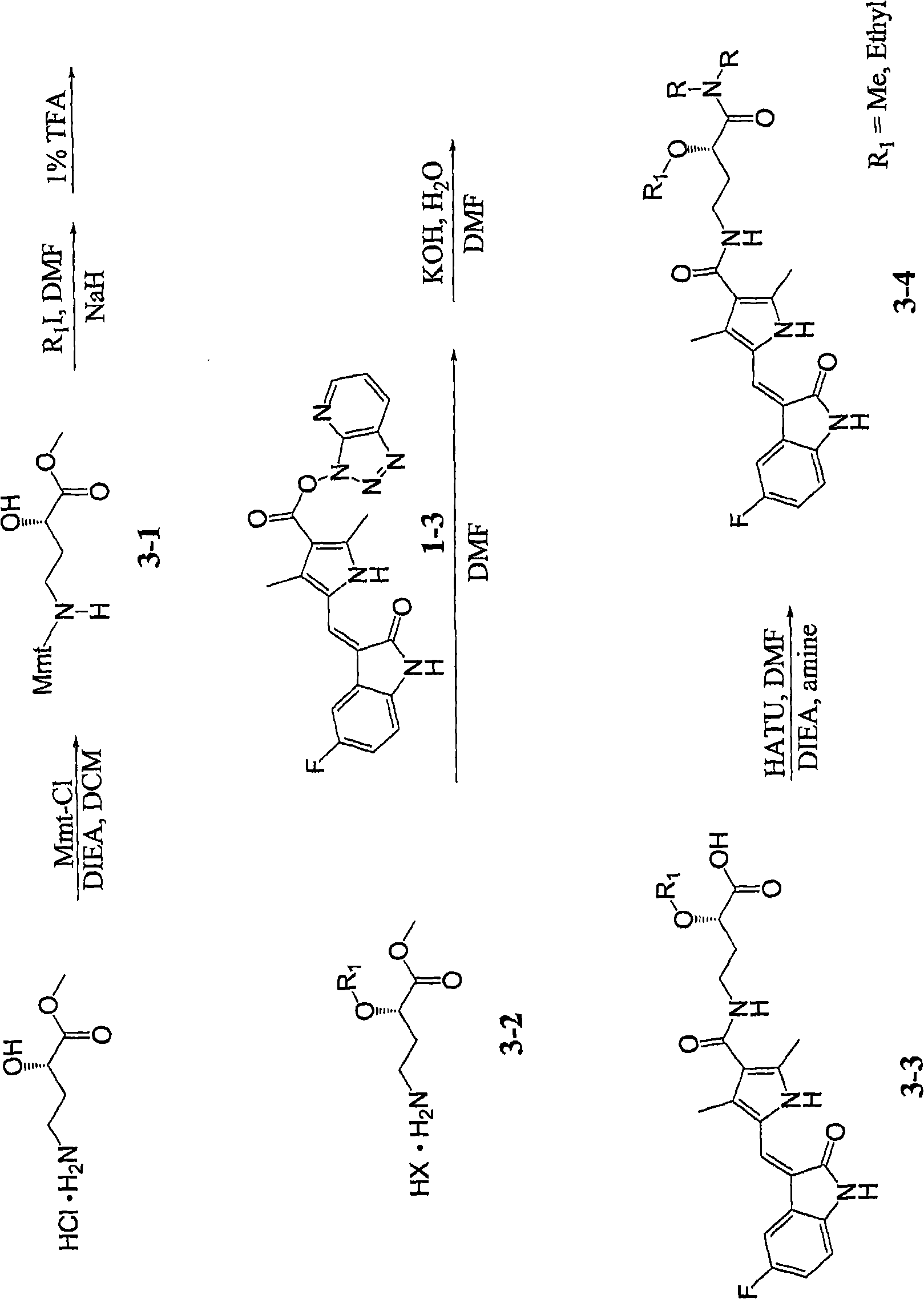 Alkoxy indolinone based protein kinase inhibitors