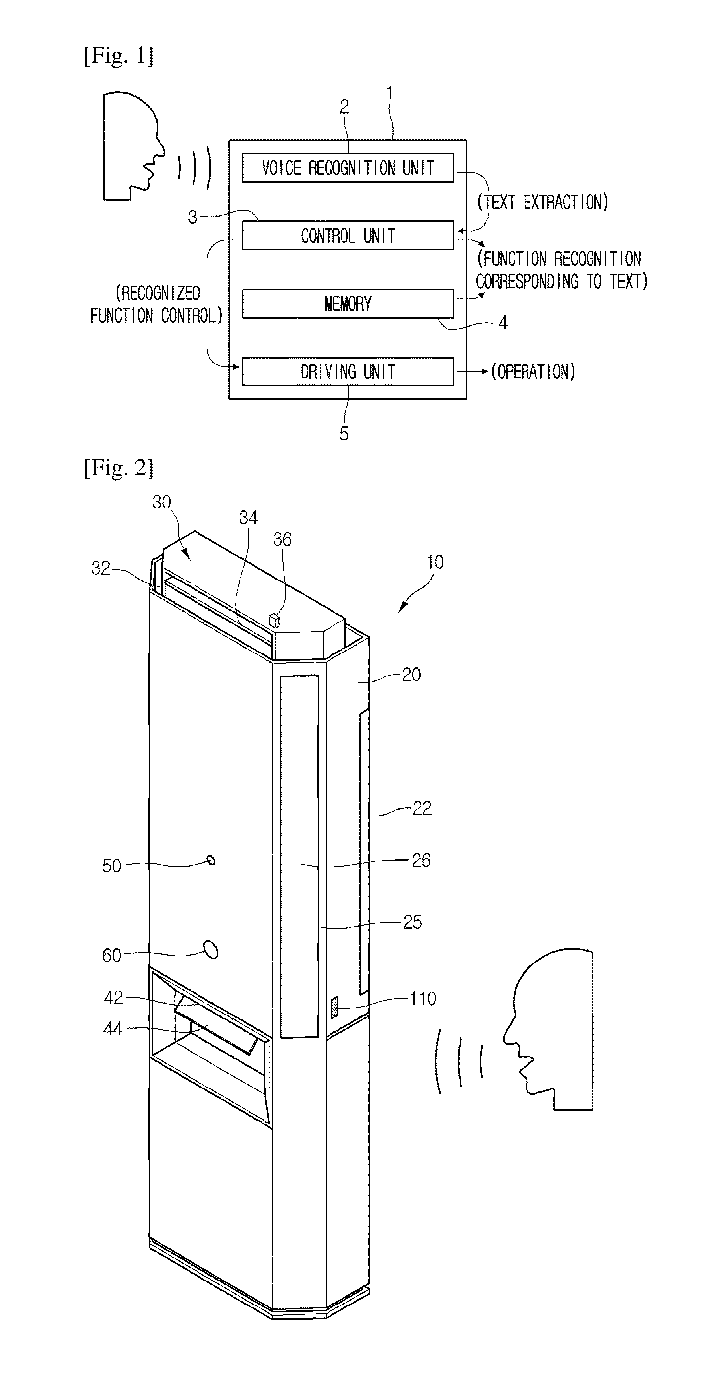 Smart home appliances, operating method of thereof, and voice recognition system using the smart home appliances
