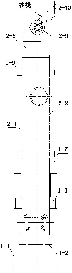 Yarn carrying spindle for controlling bobbin pay-off tension through magnetic damping for knitting machine