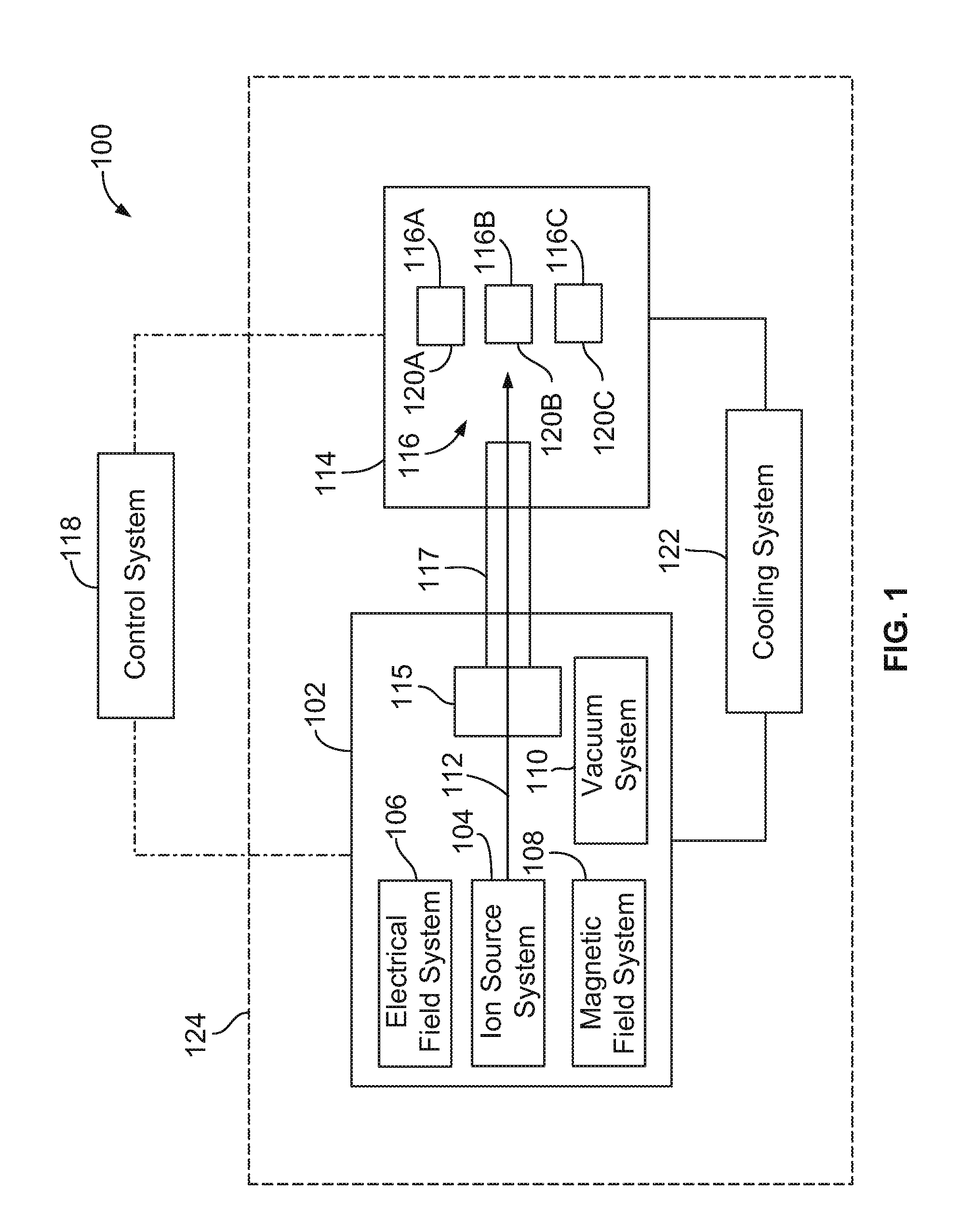 Isotope production system with separated shielding