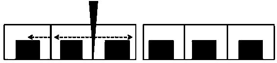 Separation method of mold material with glass-transition temperature