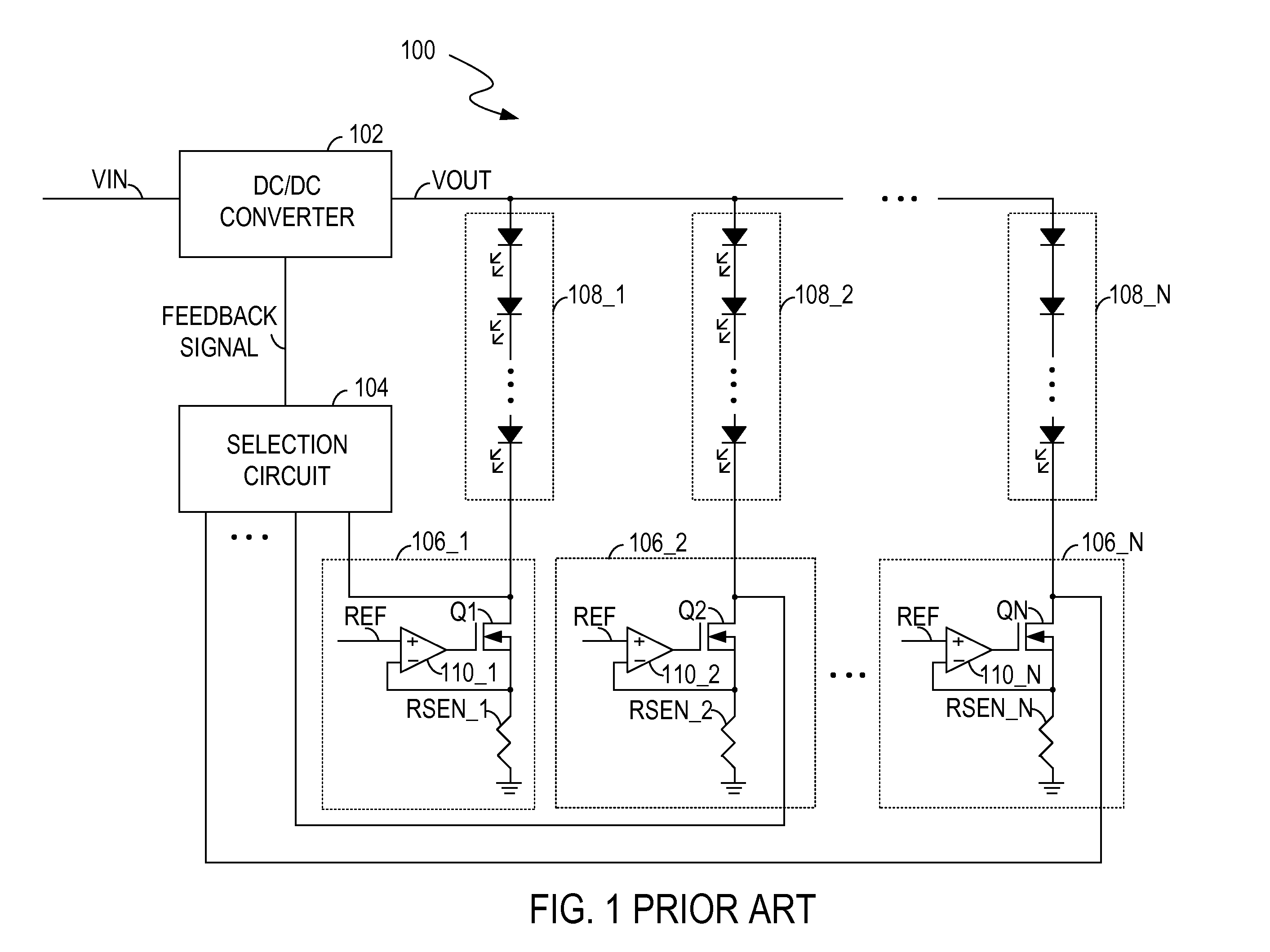 Circuits and methods for powering light sources
