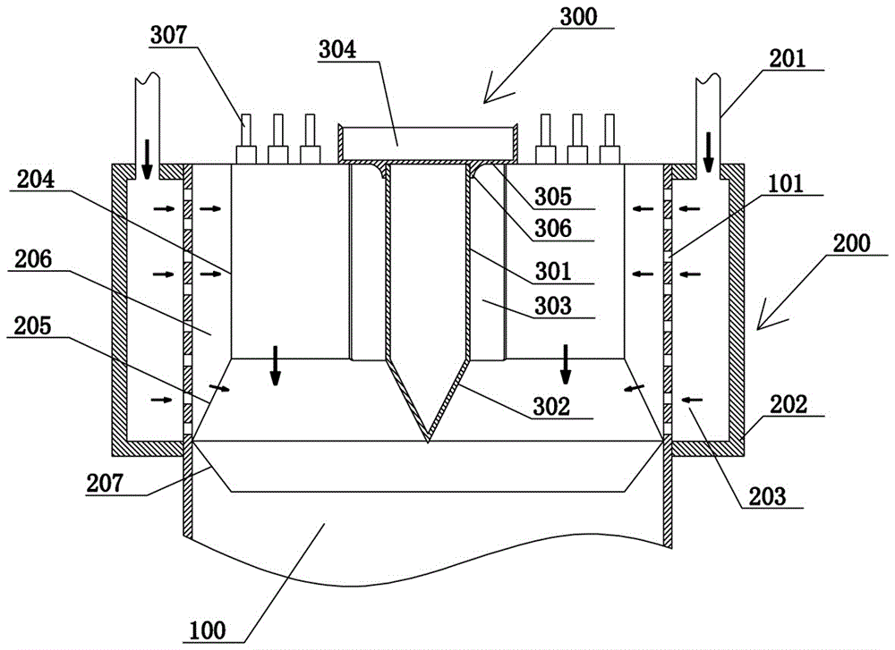 A spinning tunnel system