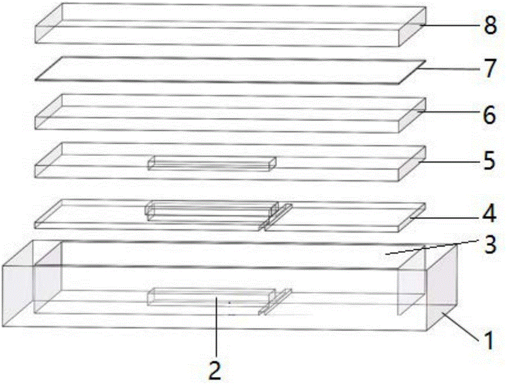 Multi-layer packaged quantum dot LED structure