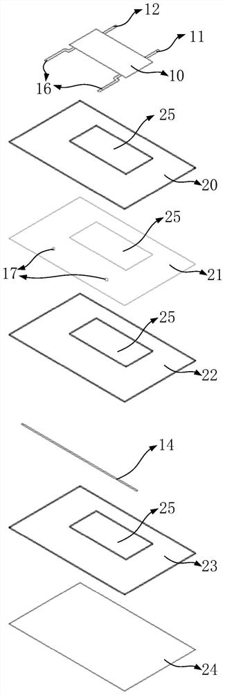 High-integration-level series-fed circular polarization correction network and working method thereof