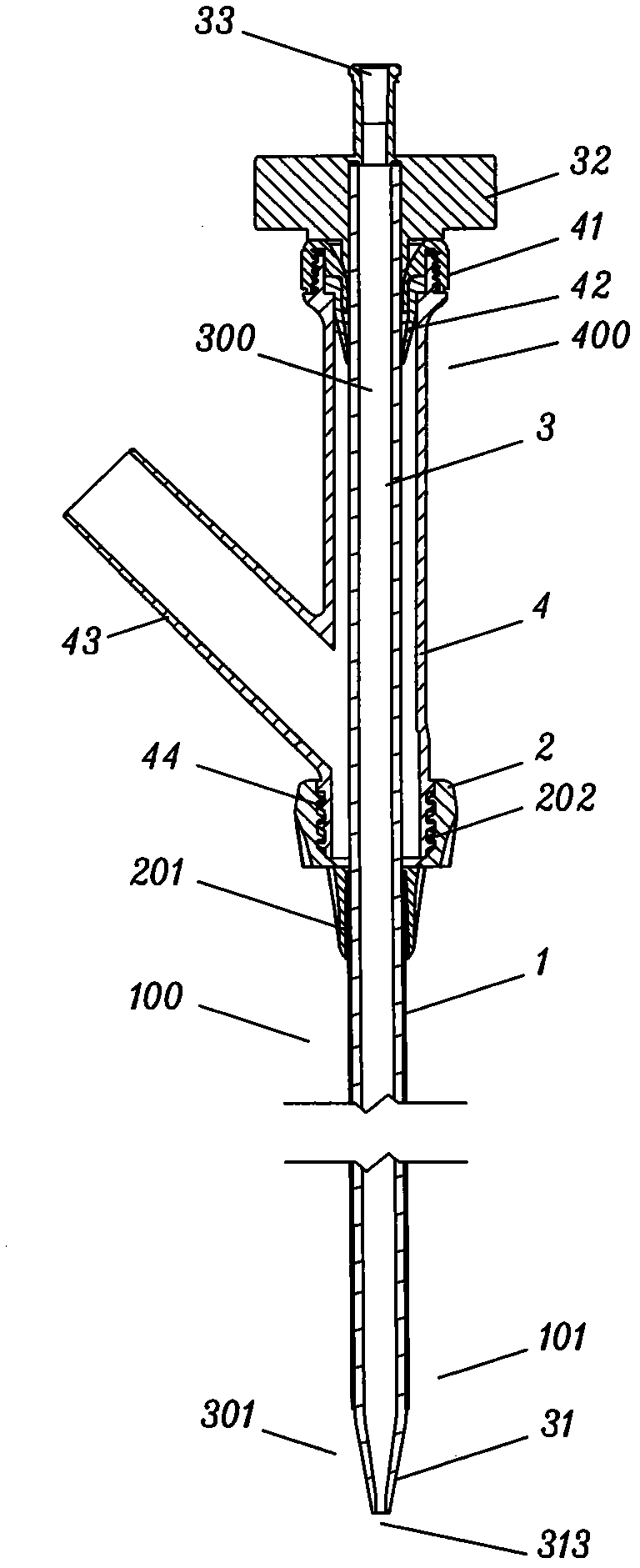 Hard lens calculus removing device