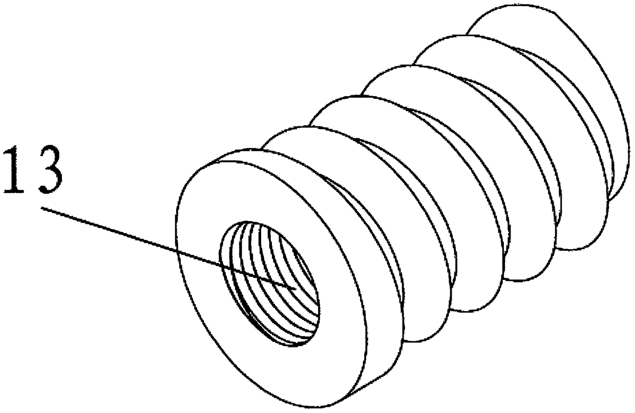 Lamp tube forming mold