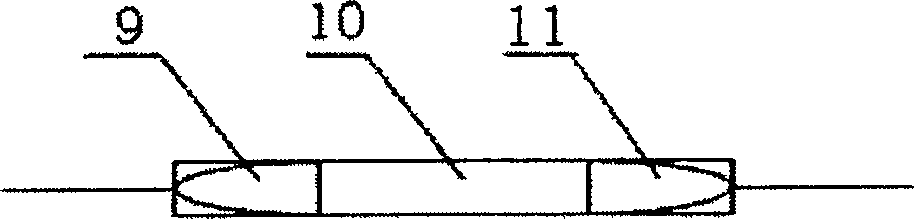 A measuring apparatus for optical fiber gas concentration