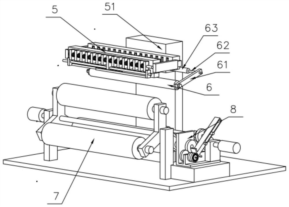 Composite glass fiber winding machine and application method thereof