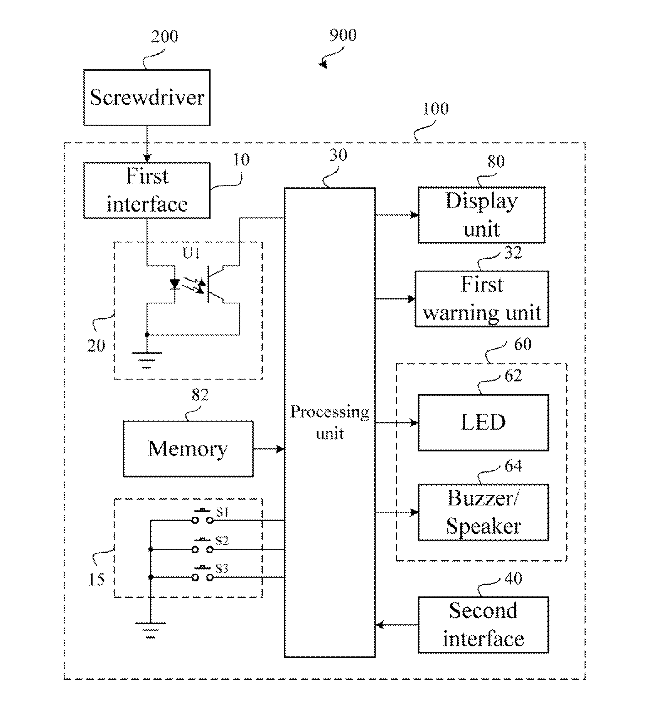Screw counter and electronic device using the same