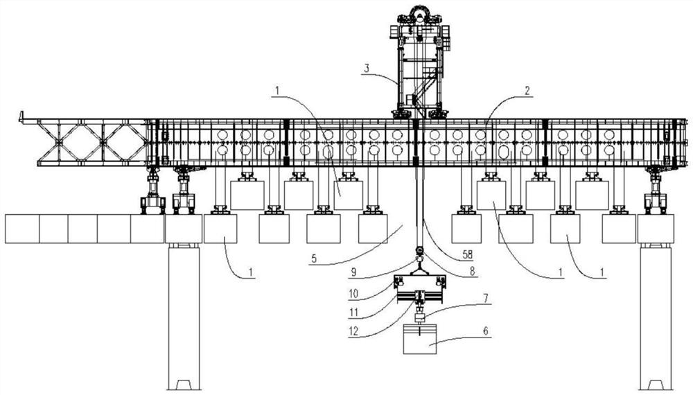 Novel loading method for segment assembly bridge girder erection machine load test