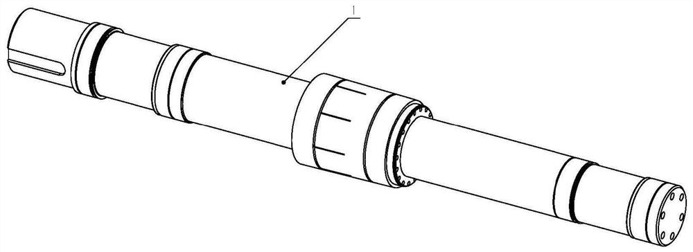 Process method for repairing hydraulic dummy shaft