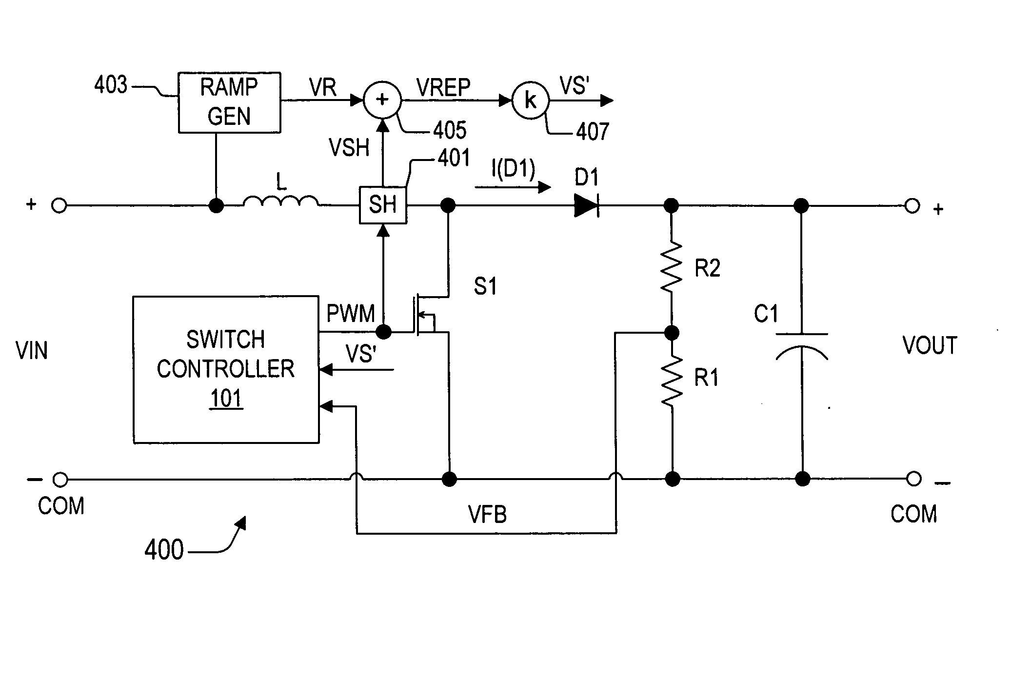 Current replication to avoid LEB restriction of DC-DC boost converter