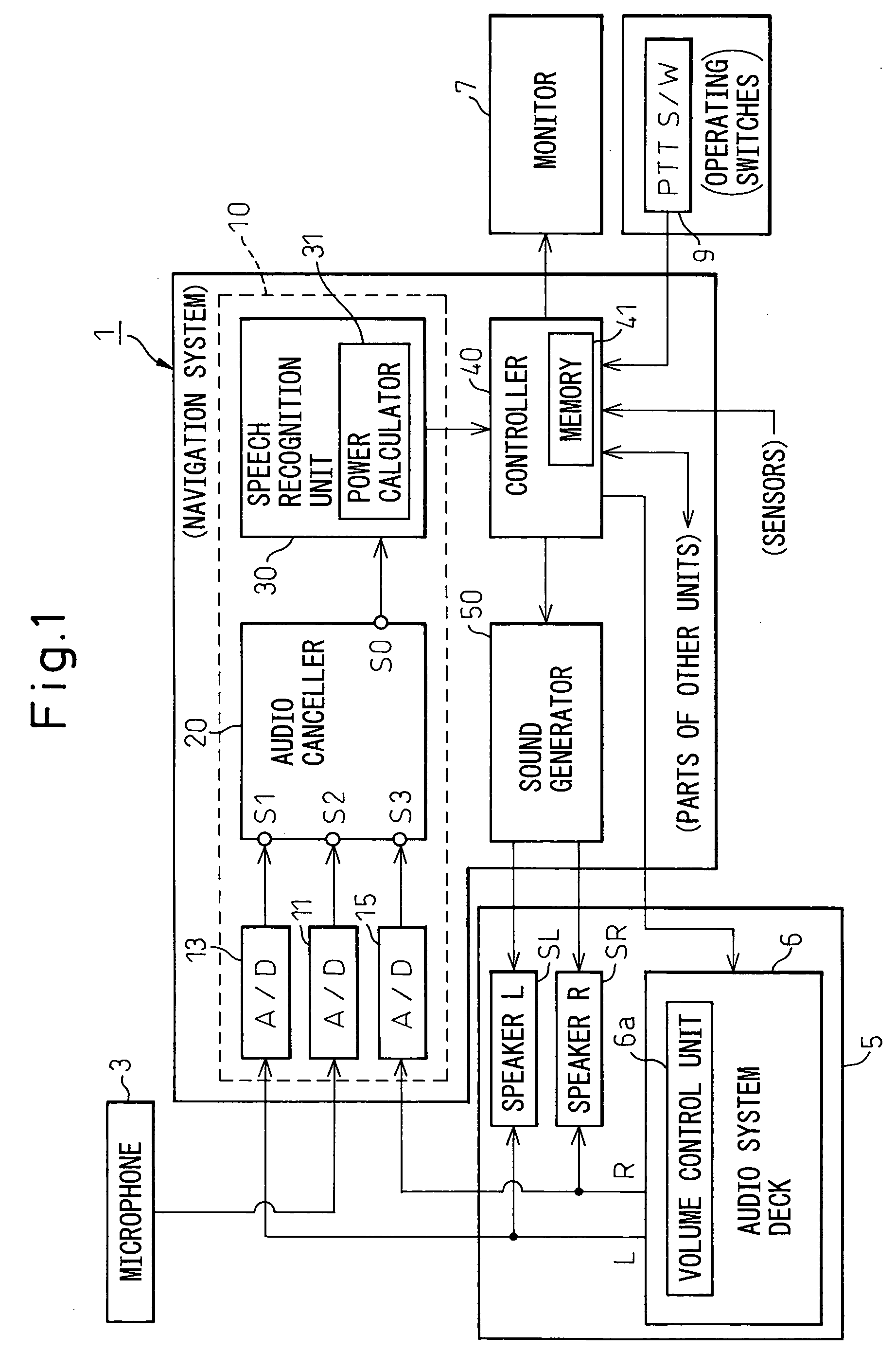Noise cancellation system, speech recognition system, and car navigation system